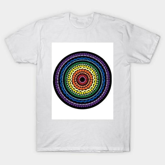 Pride Mandala T-Shirt by lizzyad